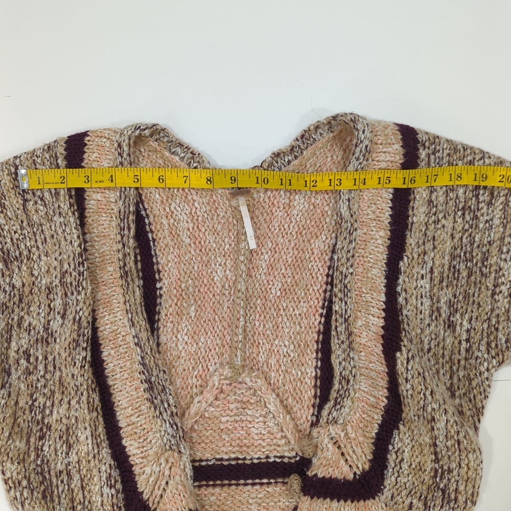 Free People Open Cardigan Sweater - Women's Size Medium Bell Sleeve - Picture 11 of 14
